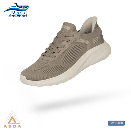 کرمچ ورزشی مردانه اسکیچرز اصلی مدل Skechers Slip-ins: BOBS Squad Chaos - Solid Step