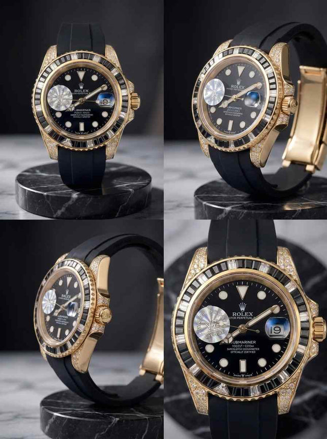 ساعت Patek Philippe آهنی نگین‌دار