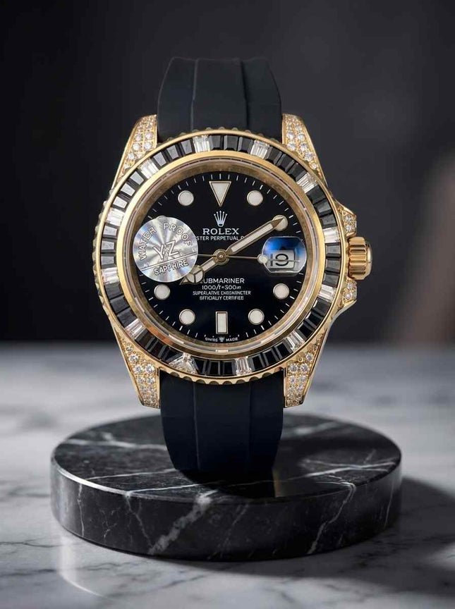 ساعت Patek Philippe آهنی نگین‌دار